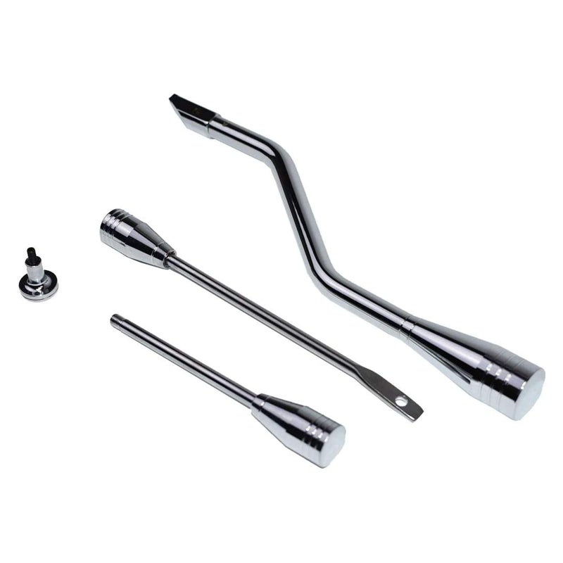 A-Team Performance Steering Column Lever Kit - Billet Column Shifter - Turn Signal & Hazard Tilt Assembly - Easy Install & Shifter Knobs - Chrome Compatible with Chevy, Oldsmobile & Buick 1967-1994 - Image 2